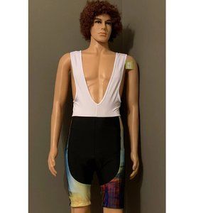 Men's Cycling Bib Shorts 4D Padded Bicycle Biking Bibs Shorts Road Bike Shorts